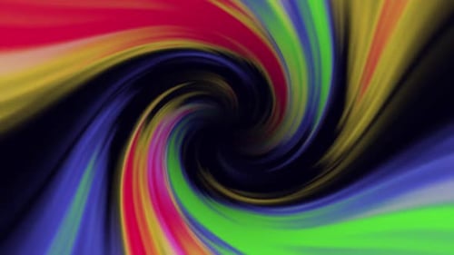 Abstract Swirling Colors Vortex Background Animation