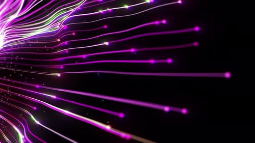 Fiber optic Global Connection network Ai line circuit technology Data Transfer abstract 5g back