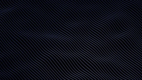 Seamless Looping Video 4K. Particle Waves With Dark Background