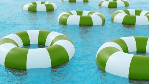 Elements of rescue in the water