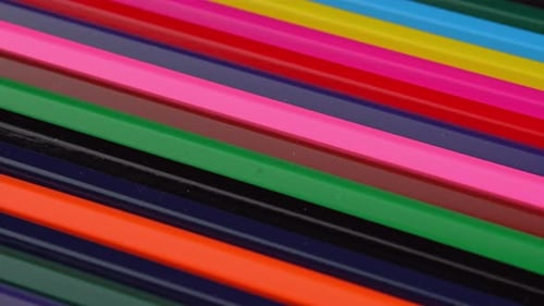 Vivid Pencils in a Colorful Creative Display