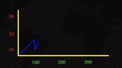 graph chart up down business statistics