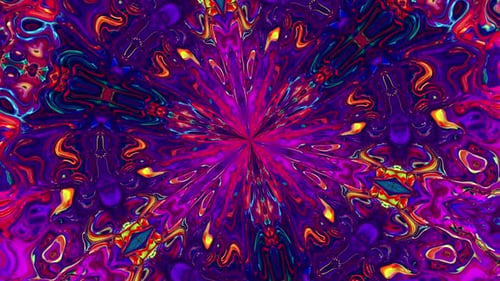 Abstrakte Mandala-Hintergrund-Loop-Animation. Moderner Hintergrund mit geometrischem Muster
