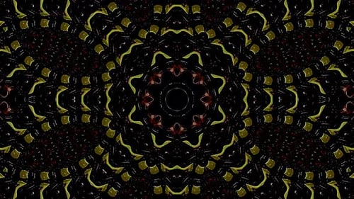 Abstract background moving stripes and flashing with shining light dots. Animation with circles