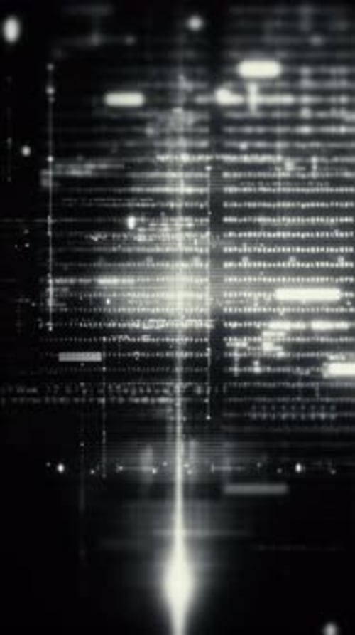 Futuristic Data Matrix Simulation Background 11