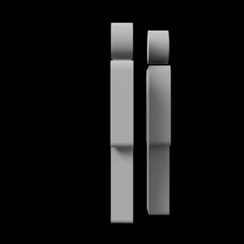 Modern 3D People Icons Highlighting One Figure