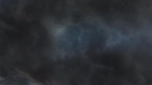ein Gewitter, das über den Himmel schlug
