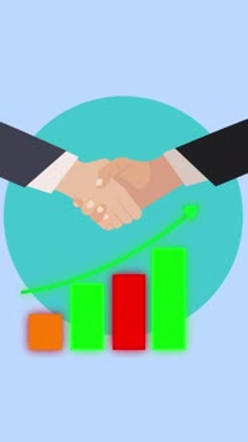 Handshake Of Business People Partners Businessmen Vertical