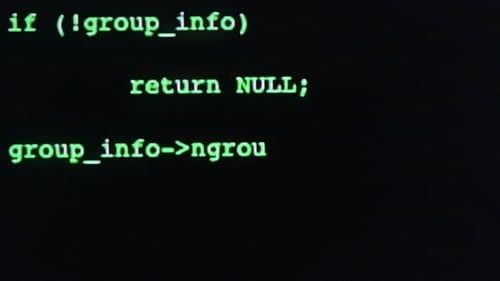 Retro Pc with Loading Code Console Programmer Making Scripts Green Basic Screen Old Computer Studio
