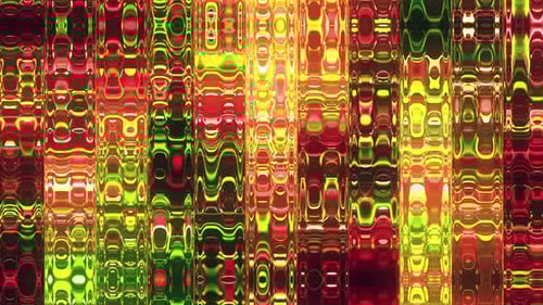 VJ Red Green Glowing Liquid Wall