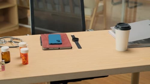 Doctor's Office Still Life with Medical Instruments