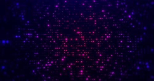 Fond numérique abstrait avec néons lumineux, cyberespace futuriste. big data