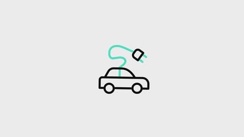 Eco Car Animated Icon