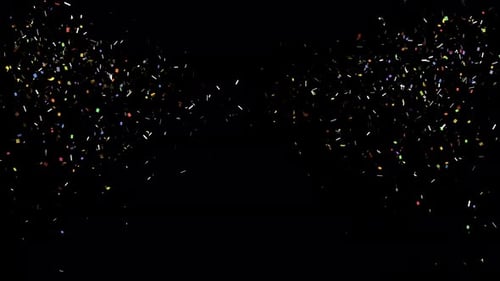 Festive, party or holiday glitter confetti festive stage backdrop 4K