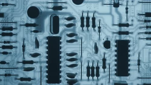 Electronic PCB Printed Circuit Board Digital Abstract Background Electrical Scheme Technology