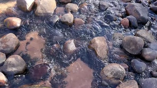 Fließendes Wasser//Pan up