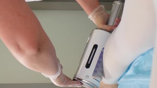 Leg Massage for Lymphatic Drainage in Clinic