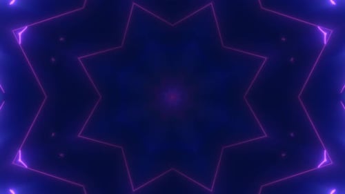 Kaleidoscopic Glowing Energy Background