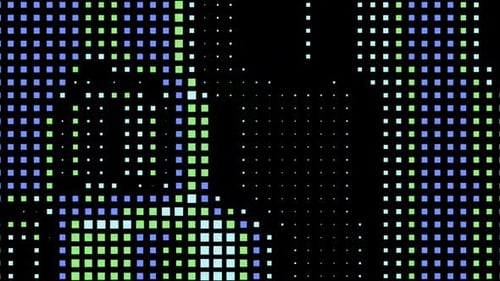 Catchy LED Patterns Create a Dynamic VJ Loop For Music Experiences