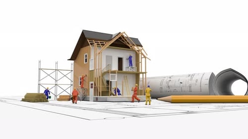 Construcción de casas inmobiliarias 01