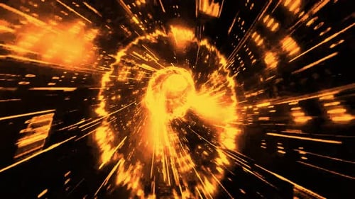 Digitaler Science-Fiction-Holographischer Vortex-Hintergrund