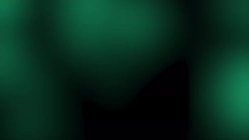 Seamless Fluid Abstract Green Background Animation