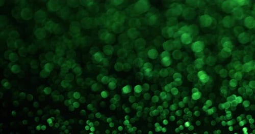 Bokeh Fading Colorful Flickering Light Particles