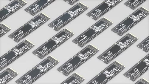 Pattern of 1TB PCIe SSDs