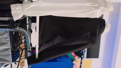 Vertical Video Shopping Mall Boutique Filled with Fashion Tailoring