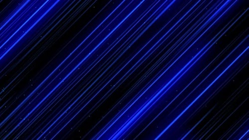 Futuristic Blue Glowing Speed Lines Abstract Background Animation