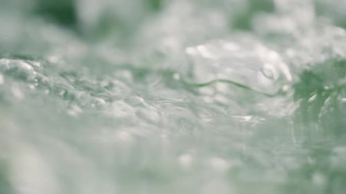 A Mountain River with Crystal Clear Water