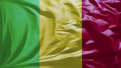 Realistic Fabric Waving Background Element