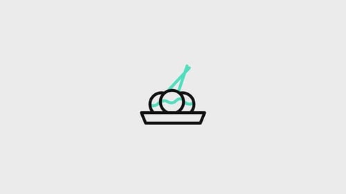 Animiertes Takoyaki-Symbol