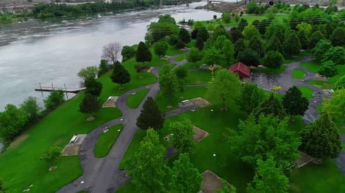 Flying over Beebe State Park,wa on closure day.