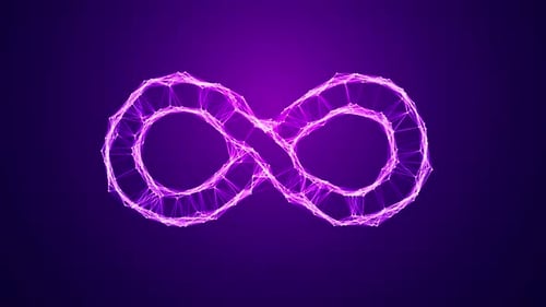 Plexus Infinity Loop Shape Purple