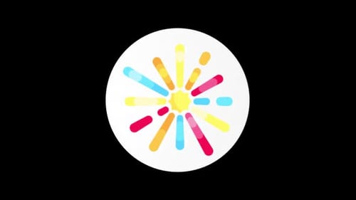 Modern 3D Spinning Disc Logo Reveal Animation