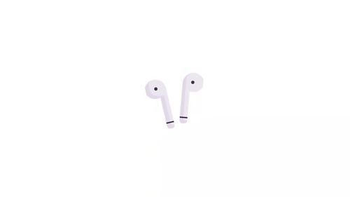 Earbud Wireless Earphones Icon Animation