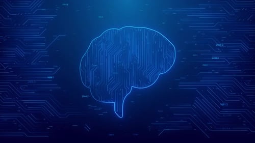 Futuristic Digital Modern AI System Brain Artificial Intelligence Brain Science Nervous System Human