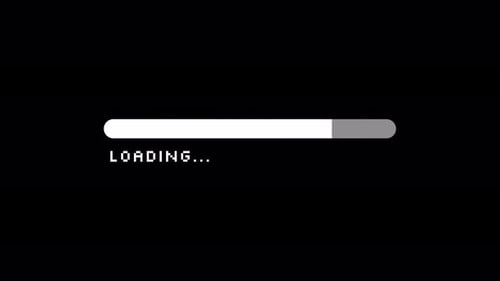 Matrix Loading Glitch Visual Effect