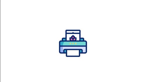 Printer Animated Icon