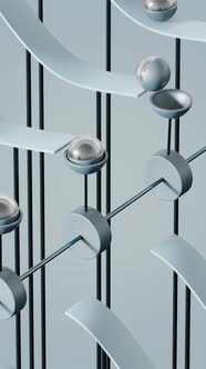 Marbles Path 3D Loop Animation Backgrounds Motion Graphics Ft 3d