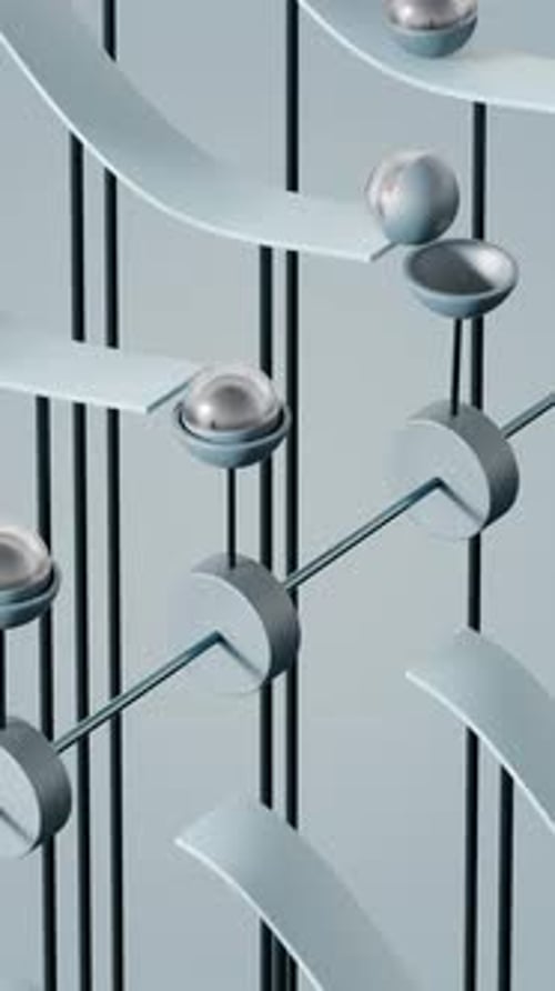 Marbles Path 3D-Schleifenanimation