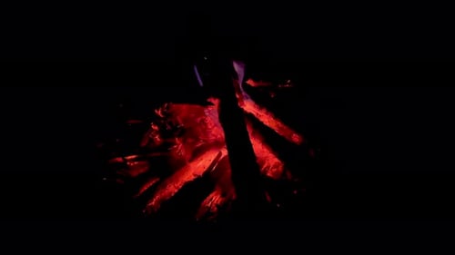red wood embers
