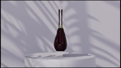 3D Rotating Luxury Handbag Product Showcase Animation