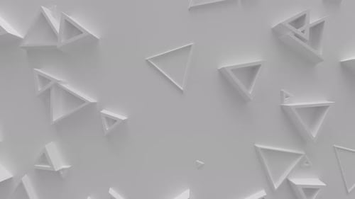 Minimalist Abstract Geometric Triangle Loop Background