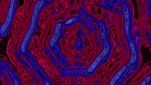 Glossy Kaleidoscope Background | 4K