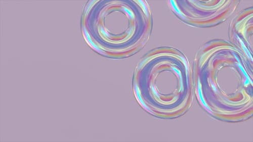 Les anneaux gonflables transparents repoussent les mouches et se rassemblent