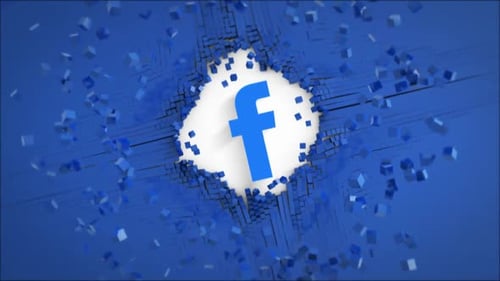 3D Cubes Shattering Logo Reveal Animation