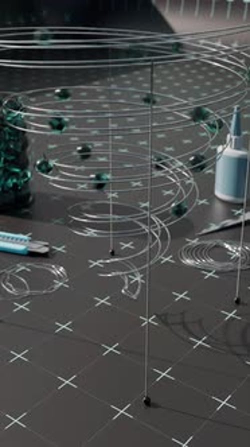 Animación 3D Slide Balls Loop