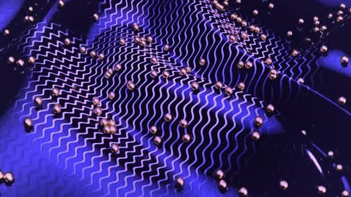 Nanoparticles on a nanoscale grid structure